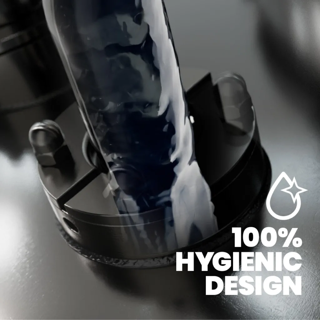 Hygiejnisk tank connector